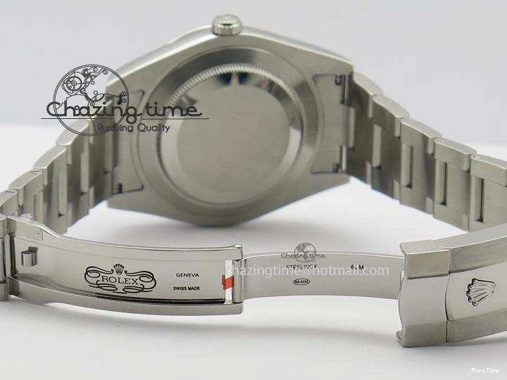 MiroTime 0213 Datejust II 116334 SS 41mm Sliver Gray Dial Sticks Markers On SS Bracelet A Cozy 3892